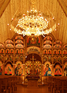 Camp Church Interior